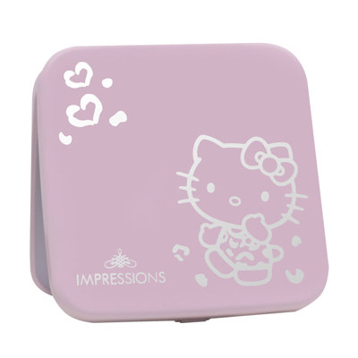 Supercute Lighted Compact Mirror with Touch Sensor Switch for Adjustable Brightness 2X Magnification