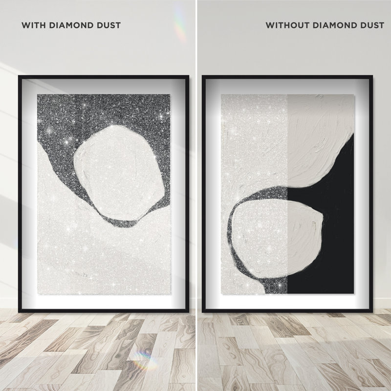 Neutral Balance Set Set by Oliver Gal, 37.5"H x 55.5"W, Black Shadowbox