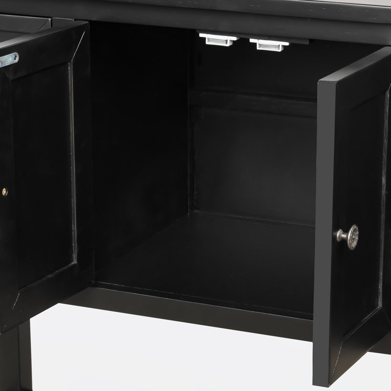 Console 43,3 po, Noir, Noir