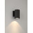 Plaza 100 Wall Sconce, 14W, Black Finish
