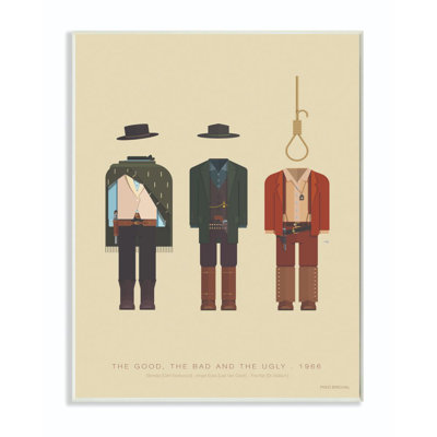 " The Good, Bad And Ugly Famous People Characters Fashion Design " Graphic Art Print