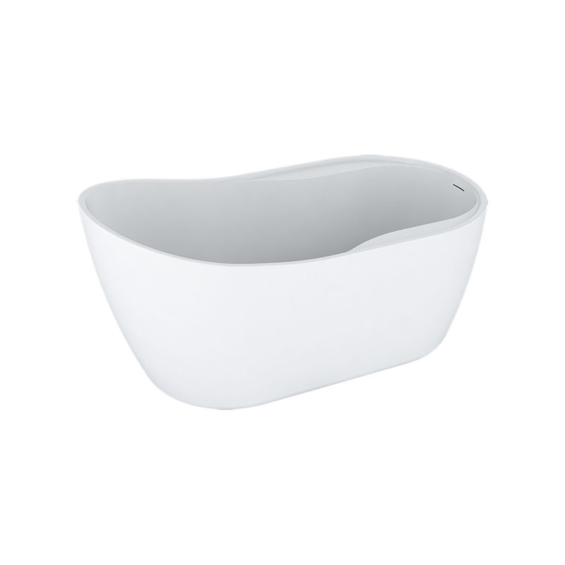 ALPS Living Zephyr Freestanding Bathtub w/Faucet Deck