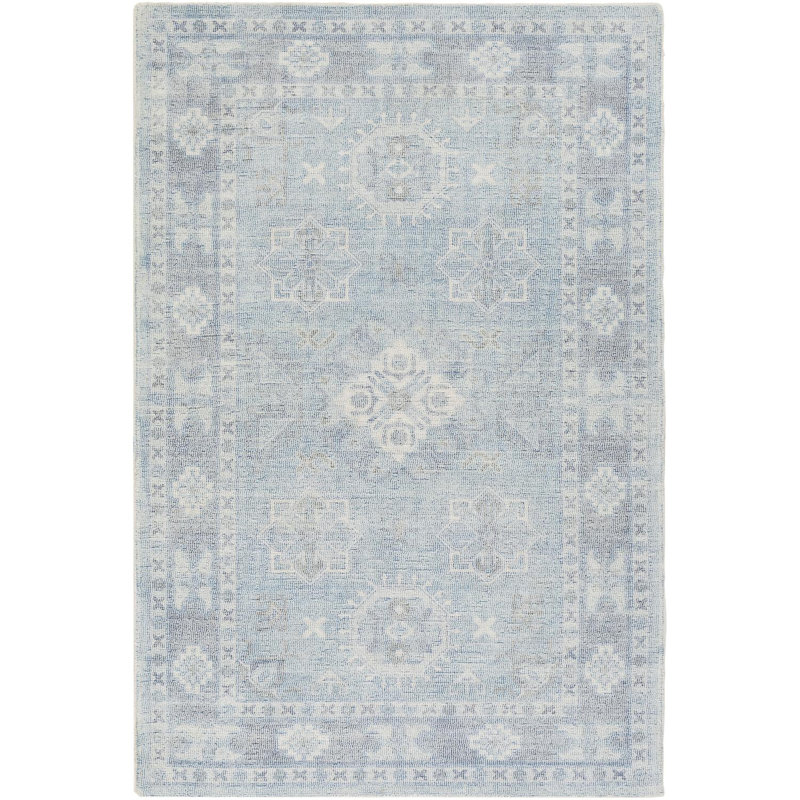 Hopkins Hand Tufted Oriental Indoor Rug, Rectangle 9' x 12'