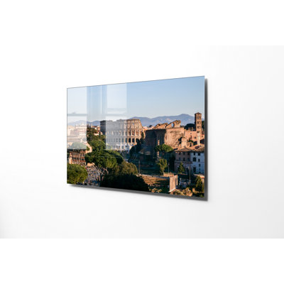 Superbe peinture murale en verre trempé 27,6 po x 39,4 po | 100% verre trempé, épaisseur: 0,16 pouce | Décoration élégante pour le salon ou le bureau, durable et facile à nettoyer, idée de cadeau parfaite