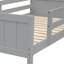 Lit mezzanine bas en bois avec échelle, l'échelle peut être placée à gauche ou à droite-329097010-329097012