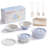 Pretend Play Kitchen Accessories Set with Metal Cookware, Cooking Utensils & Storage Bag-122472014