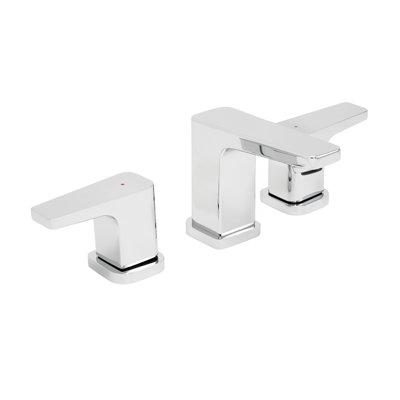 Kubos Widespread Bathroom Faucet with Drain Assembly