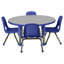 Table ronde avec moules en T et pattes minuscules réglables-109512130-109512128-109512129