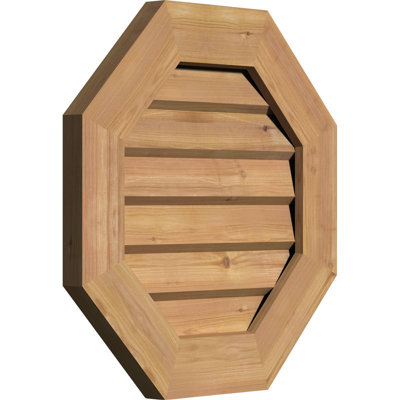 Évent octogonal à pignon en bois