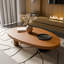 Versatile Mobile Bamboo & Glass Side Table