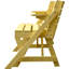 Anduela Solid Wood Pine Outdoor Bench