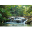 Cullerton Erawan Waterfall, Kanchanaburi, Thaïlande - photographie sur toile tendue