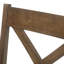 Ensemble de 2 tabourets de comptoir rembourrés en bois