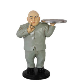 Mini statue de petit majordome Baldy