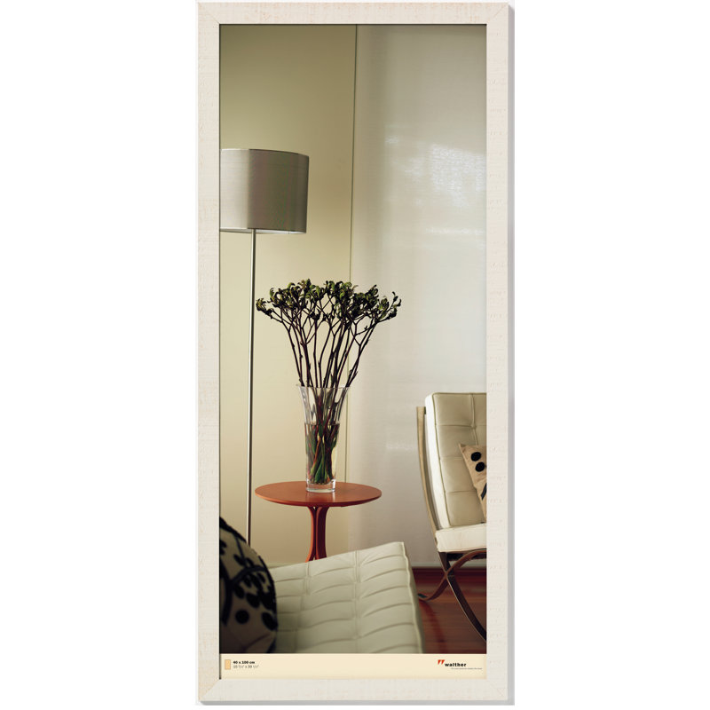 Solid Wood Rough Sawn Surface Picture Frame, White, 80cm H x 60cm W