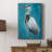 Great Blue Heron -Custom Wrapped Gallery Cavas-2008606693