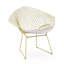 Chaise d'appoint rembourrée en maille Drews-531494532-517208788