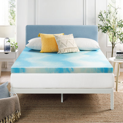 Surmatelas en mousse viscoélastique imprégnée de gel sans matelas Schererville Alwyn