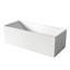 Baignoire de trempage autoportante 66,93 po x 28,35 po