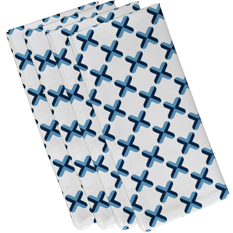 Serviette 4 pièces Ferrier, Bleu