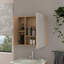Armoire à pharmacie à 4 tablettes avec miroir-1394453088