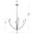 Jheni Six-Light Brushed Nickel Chandelier-127380295-130774069