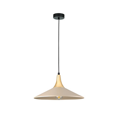 1 - Light Matte Black Dome Pendant