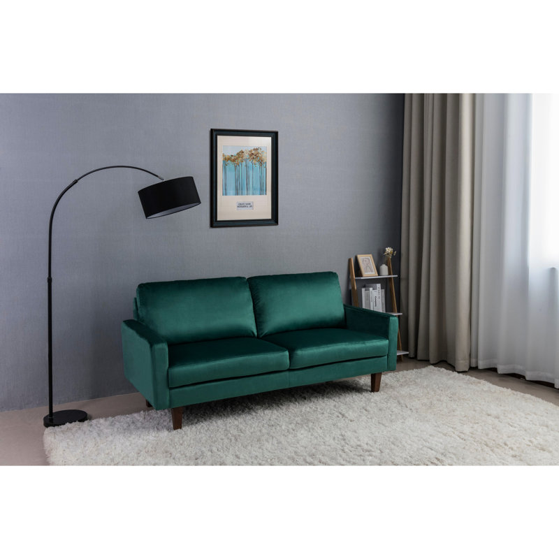 : Indulge In Cozy Seating With Quality Foam And Wood Frame Experience Comfort Soft Microfiber Stable