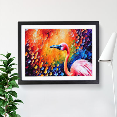 Flamingo Vol.1 Abstract - Single Picture Frame Painting