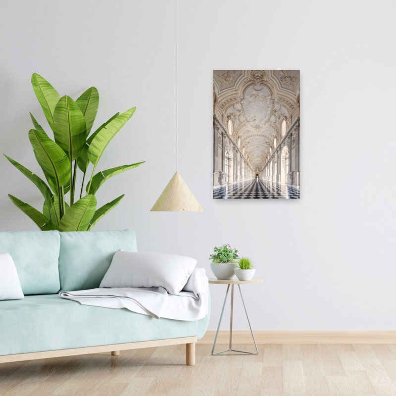 Galleria Grande, art mural contemporain abstrait, H 24 po x l 16 po
