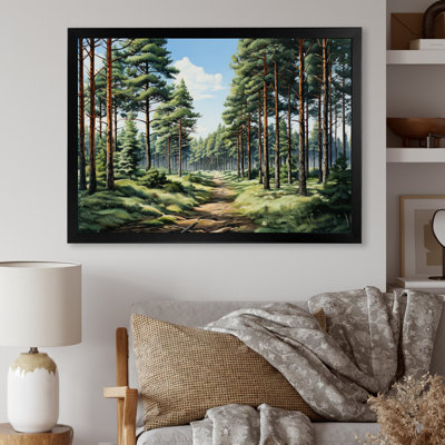 Pin «Whispering Pines I» - Art mural pin
