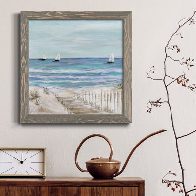 Gulf Shores III - Toile encadrée de qualité supérieure - prête à être accrochée