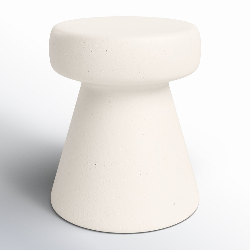 Simmons End Table, White Speckled