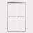 Shower Door 48" W X 76"H Semi-Frameless Bypass Sliding Shower Enclosure-111493653