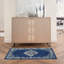 Tapis oriental bleu / blanc Burnie-1117928694