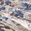 Édredon 100% avec draps, microfibre respirante simple à motif floral bleu