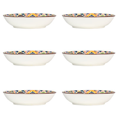 10 Strawberry Street Fiesta Bloom Dinner Bowl,