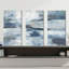 «Clear Water Indigo And Grey Crop», reproduction sur toile 3 pièces-555224307-570989508