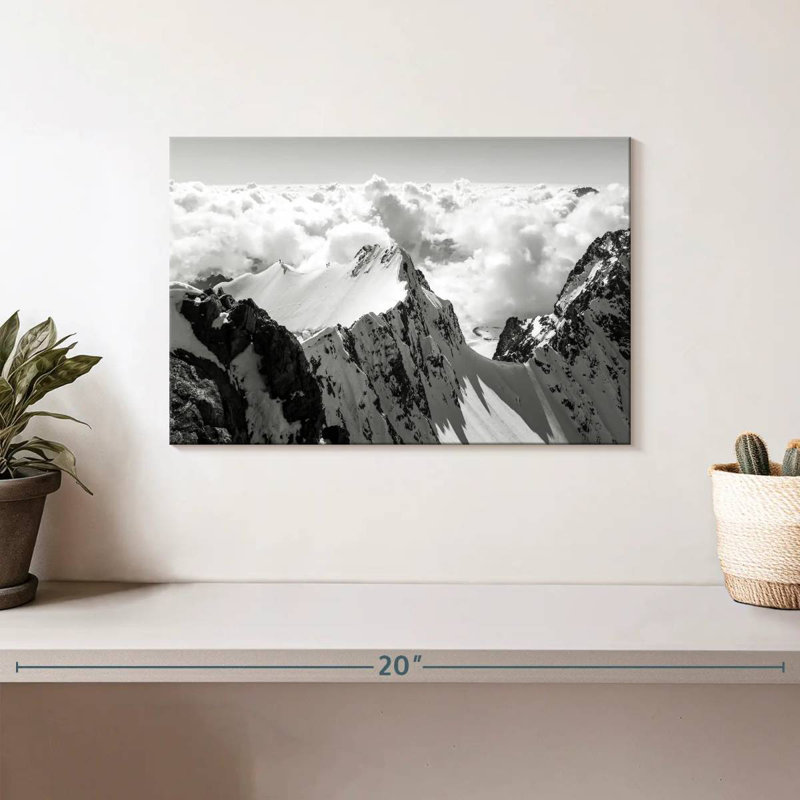 Alvord Snowy Mountain Peak, 8" H x 12" W