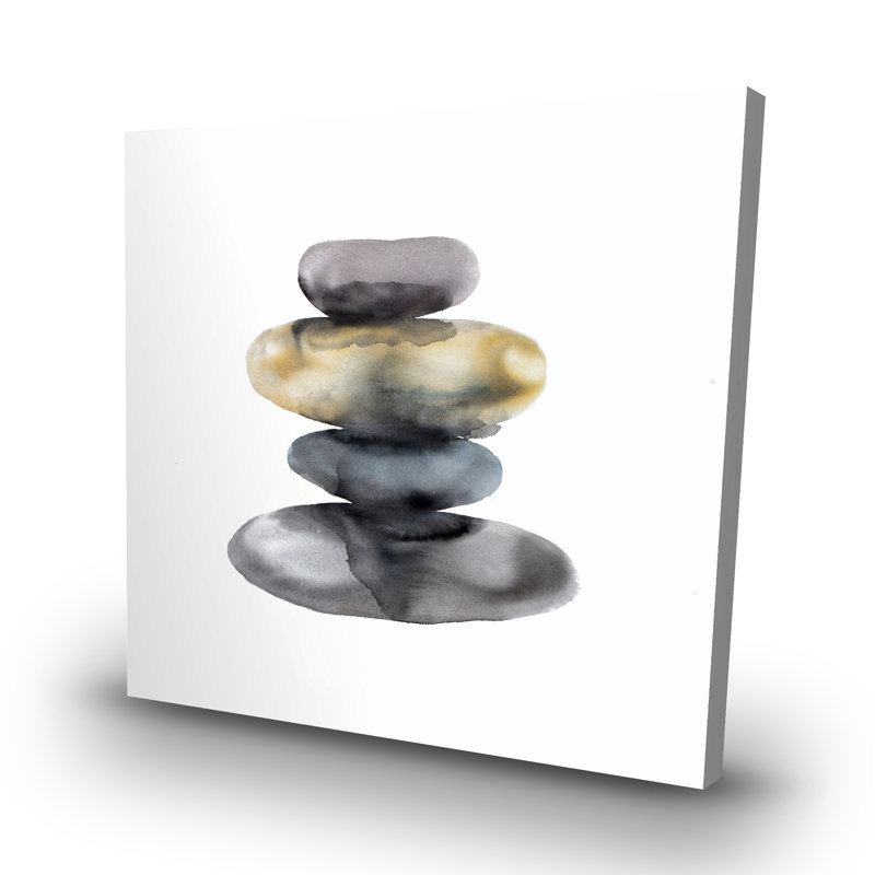 Hot stones - 32"x32" art on canvas