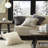 Arminan Grey Faux Fur Square Pillow 20x20"-23615865