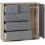 Cascio 1 Door Wardrobe-1646388668