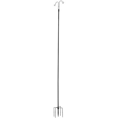 Double Shepherds Hook 8 Pack Heavy Duty Bird Feeder Pole