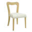 Ensemble de 2 chaises de salle à manger sans accoudoirs (frêne clair et beige)-1787215995-1787215993