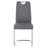 Ao Polyurethane Side Chair in Grey/White Set of 4