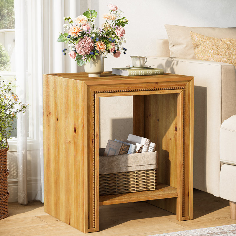 Solid Wood End Table