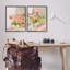  «Pink Rose Bouquets in Glass», ensemble de 2 giclées par Melissa Wang-430587890-430587901
