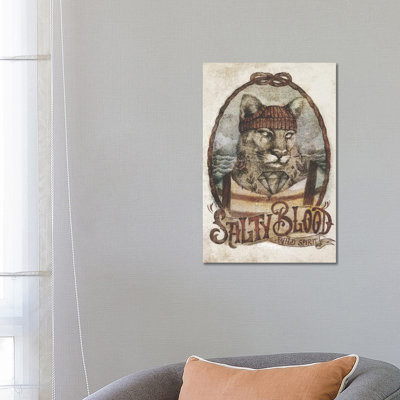 Salty Blood by Mike Koubou - Wrapped Canvas Print