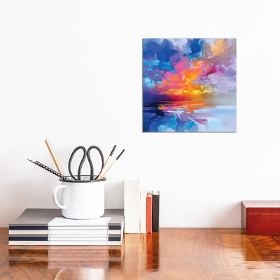 Skye Sunset Fragments by Scott Naismith - Wrapped Canvas Painting
