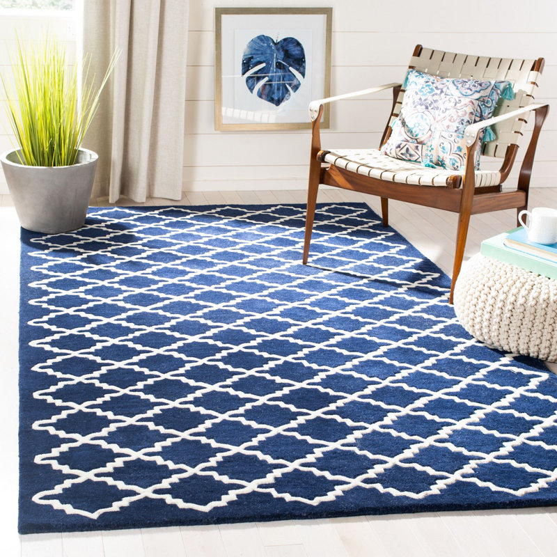 Chatham Hand Tufted Wool Geometric Rug, Rectangle 2'3" x 5'